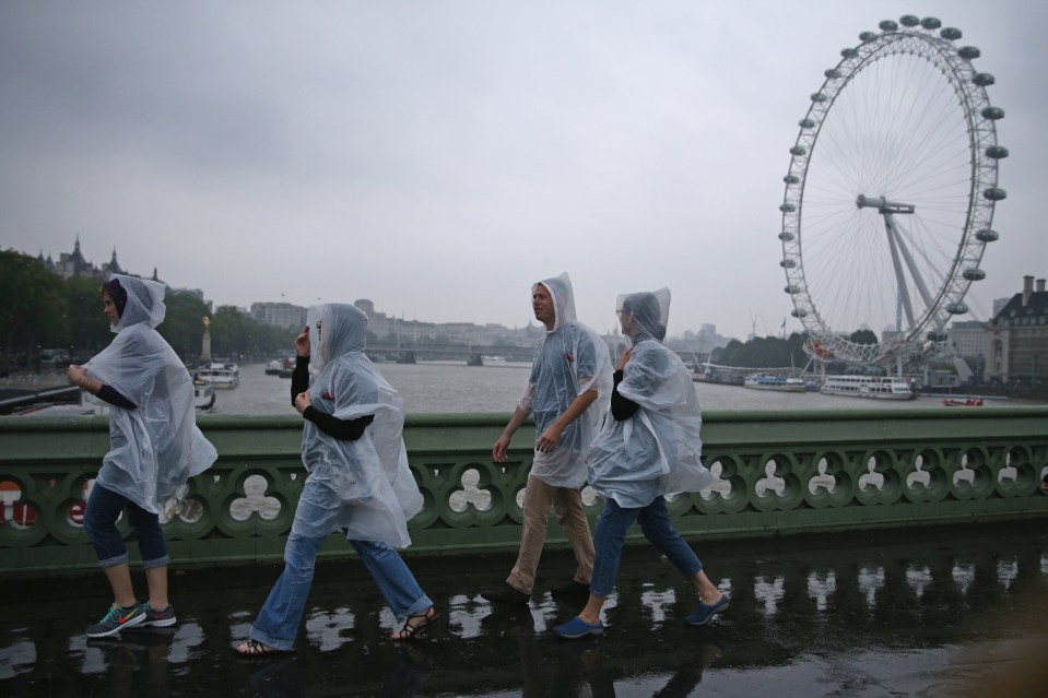 Heavy Rain Sweeps Across Britain