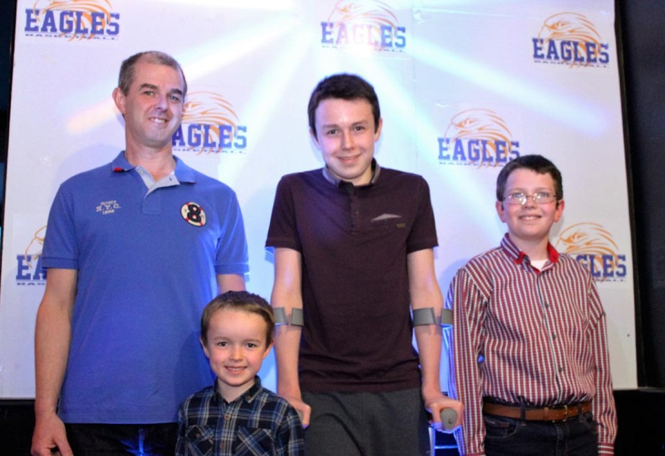 Police believe Alan Hawe killed his three sons (pictured) and his wife before killing himself