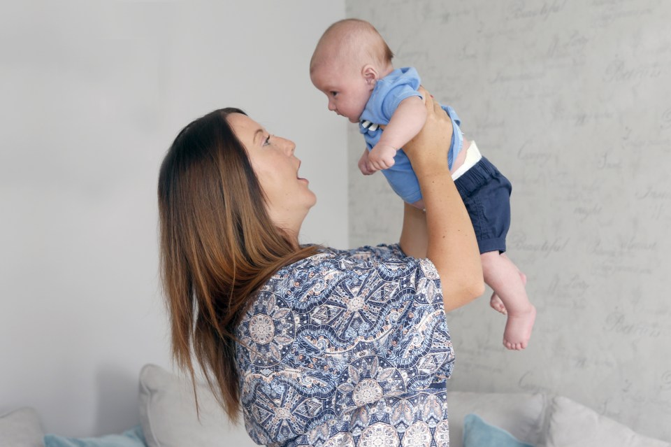 Jo and Adam Wiggins ivf baby