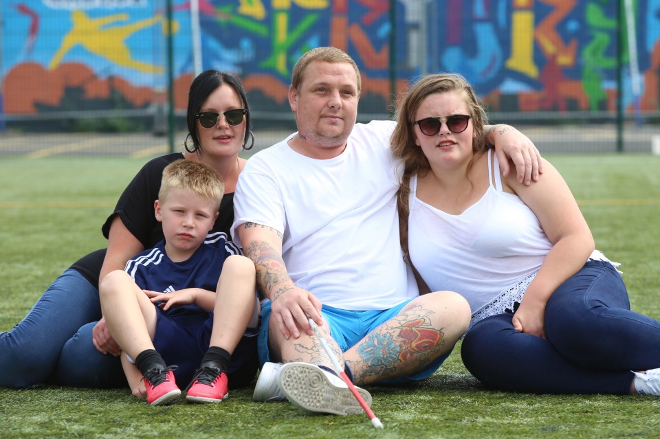 The 32-year-old failed to attend regular doctor's appointments, smoked and ate junk food and now has to face the fact he will never see his wife Charlotte and kids, Michael, six and Hallie Sinden, 15, again