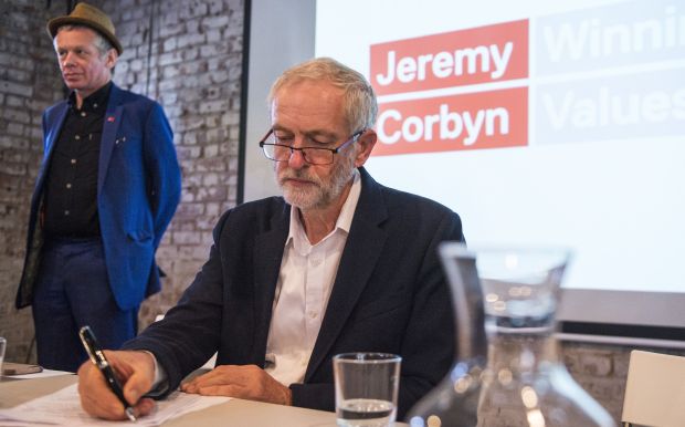 Labour leader Jeremy Corbyn