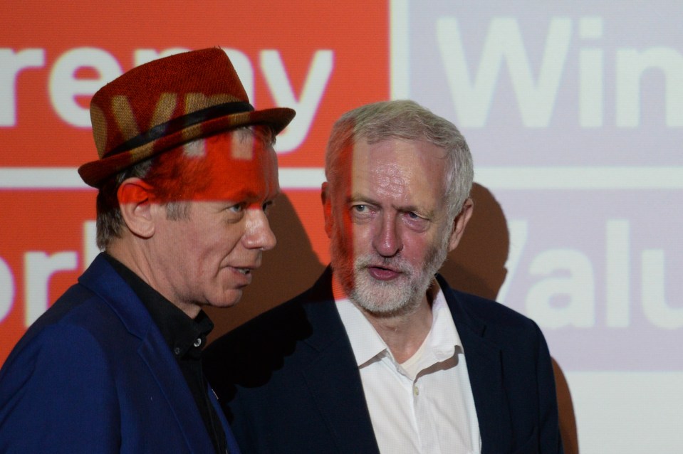 Richard Barbrook and Jeremy Corbyn