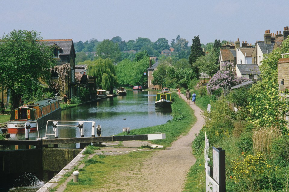 Factors including top GCSE grades and weather were examined to create the list of the best places to raise a family, with Hertfordshire (pictured) topping the list