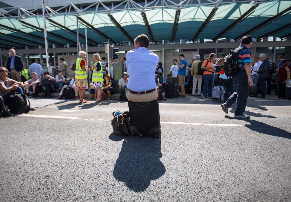 evacuation of Frankfurt airport