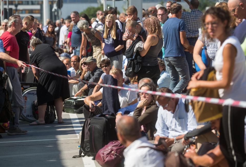 Frankfurt airport evacuation