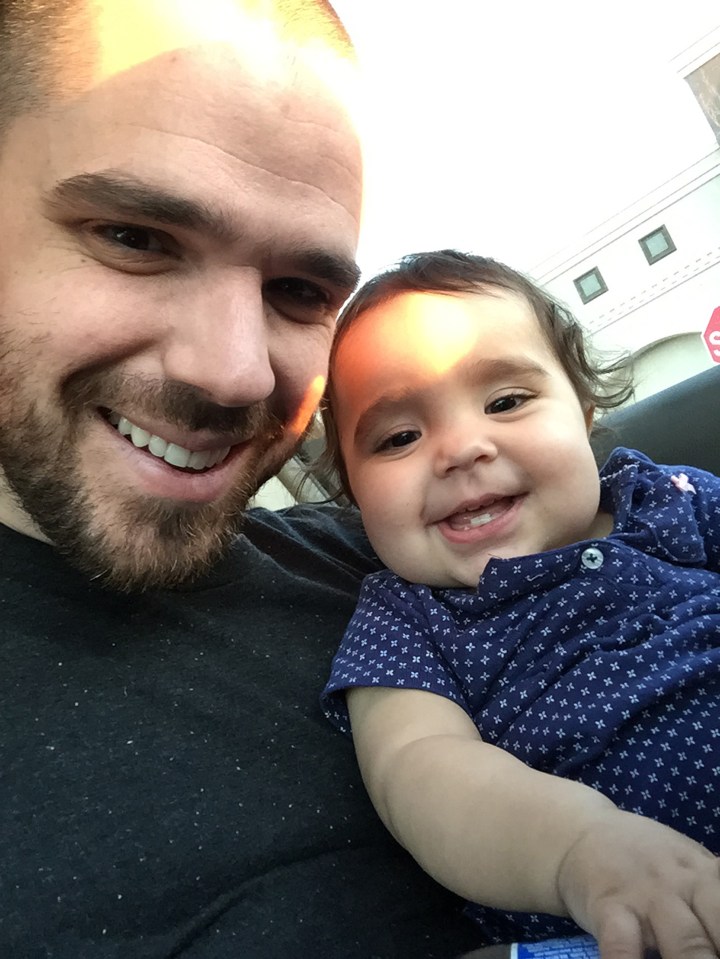 Allie's dad Ryan acted as a live donor for his daughter 