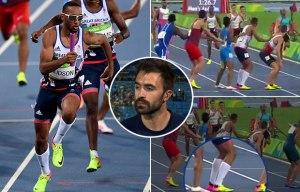 GB sprinter Martyn Rooney 'even angrier' after watching replay of relay disqualification