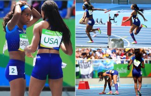 US women's relay team bizarrely race alone on track after getting 4x100m reprieve