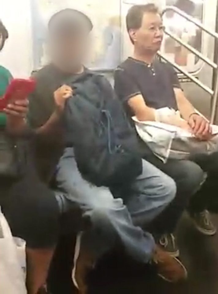 Deanna Carter shared the expletive-ridden lecture on social media, showing her telling off a man she believed she saw rubbing his penis while on the train
