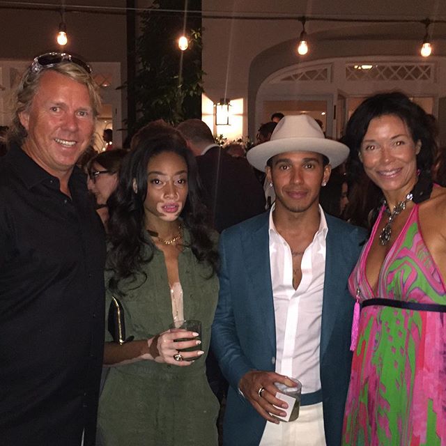 Winnie Harlow and Lewis Hamilton together in New York 