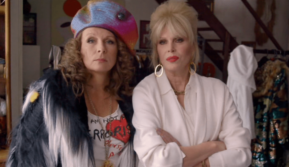 Jennifer Saunders and Joanna Lumley took part in BBC Two's Vogue documentary as their Ab Fab characters