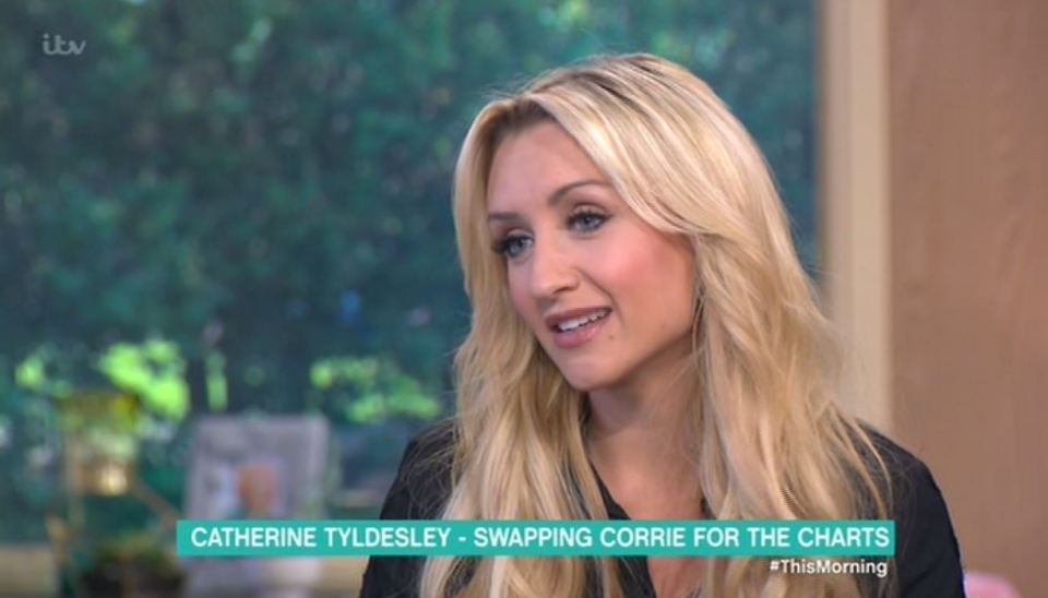 Catherine Tyldesley has appeared on Wednesday's This Morning