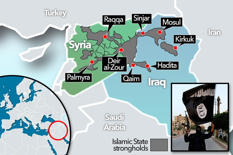 Despite territorial losses, ISIS still controls swathes of ground in Syria and Iraq