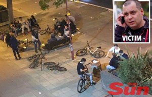This is the gang of 'wild animals' accused of beating a man to death for speaking Polish just moments before deadly attack
