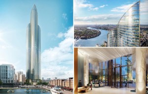 Chinese architects unveil £800 MILLION skyscraper planned for London which will be tallest block of flats in Western Europe