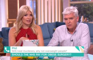 This Morning fans claim overweight patients should be denied treatment