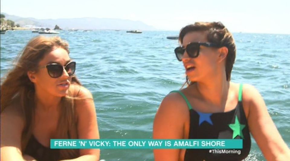 The pair have been showing off their close friendship onscreen
