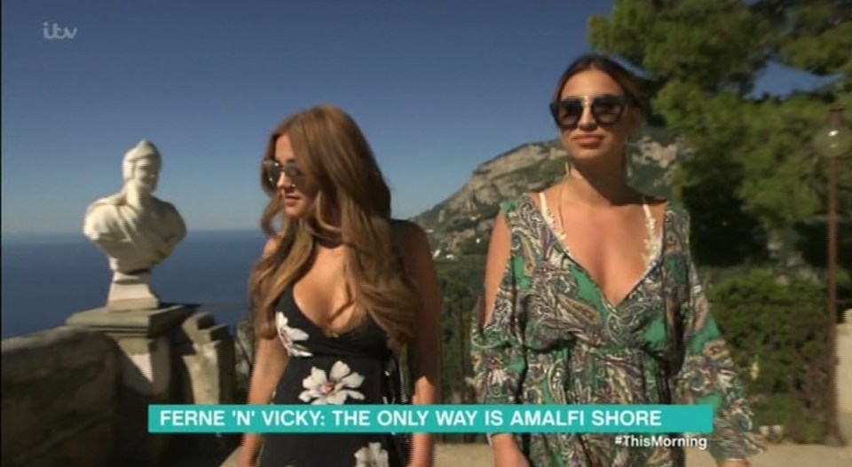 The girls have been taking in the sights in some of Italy's most beautiful regions