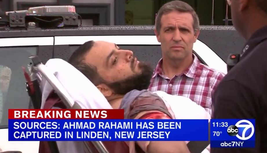 GOT HIM! Dramatic moment New York bombing suspect Ahmad Rahami is ARRESTED after shooting two cops in firefight with police
