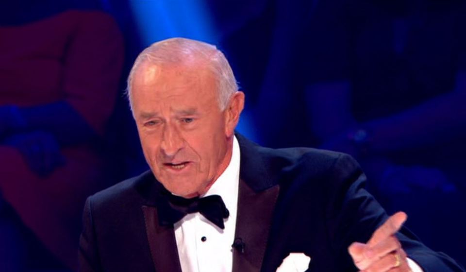 Len Goodman was accused of bad marking after he scored them a nine out of ten