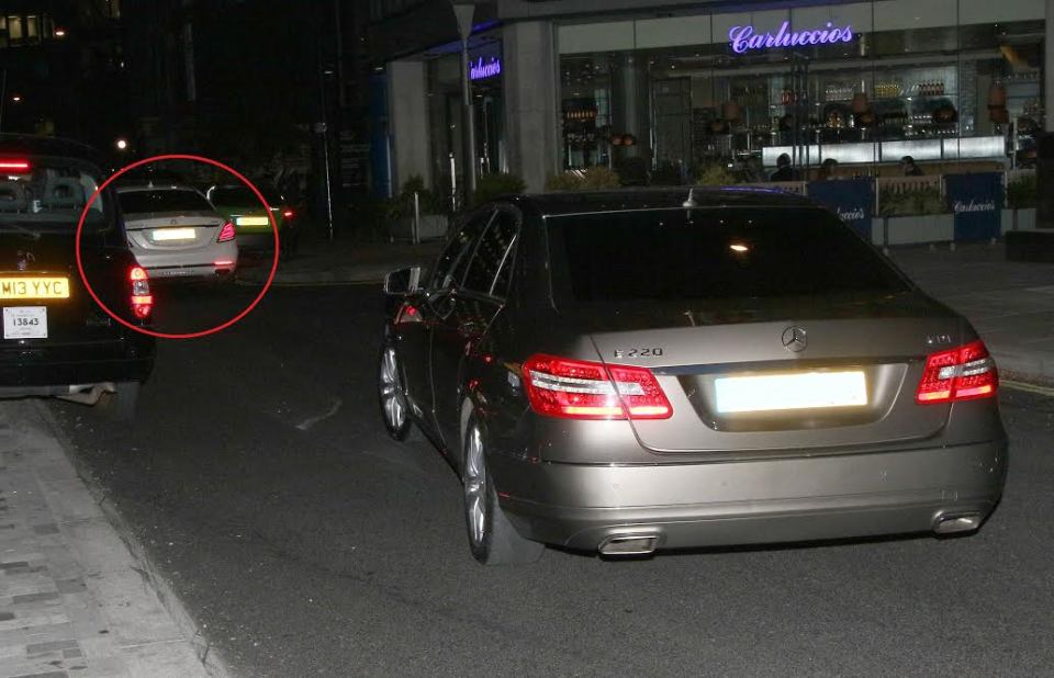 Lewis and Winnie's separate cars 