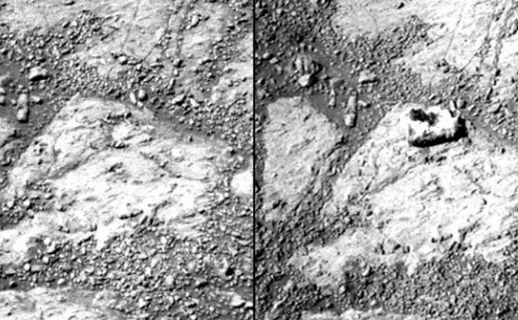 This photo allegedly depicts a jelly doughnut on the planet's surface