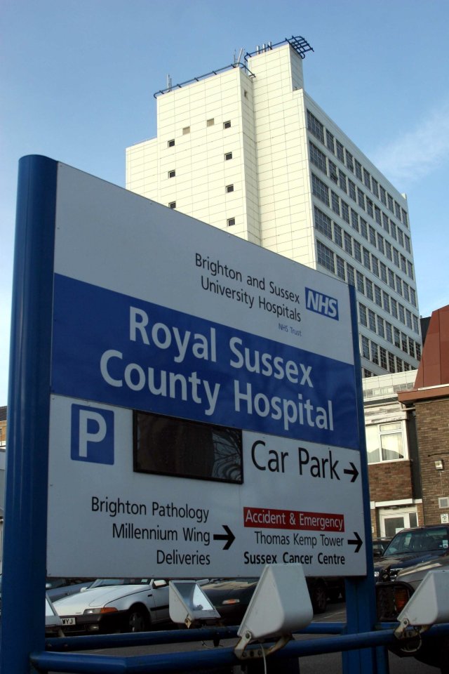 Royal Sussex County Hospital in Brighton