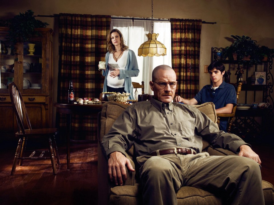 RJ Mitte, right, played Walter 'Flynn' White in the popular Breaking Bad drama