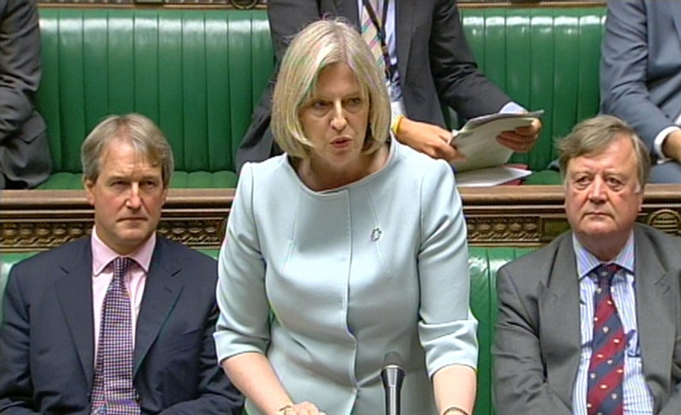 Theresa May and Ken Clarke
