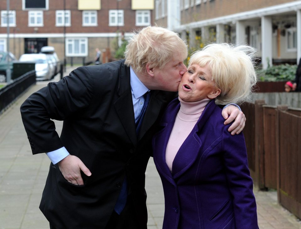 Then-Mayor of London Boris Johnson swooped on the Dame during an appearance in 2011