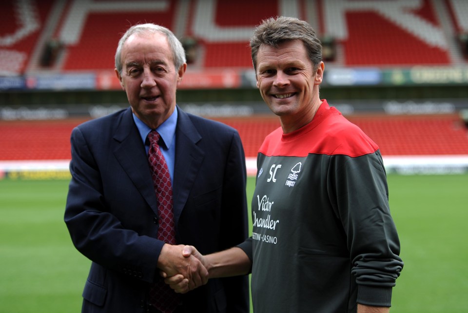 Frank Clark followed Brian Clough into the Forest job