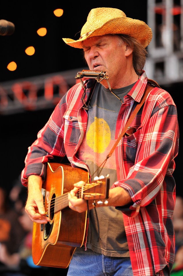 Out of tune ... Neil Young is probably not going to write a song about the recent closure of London City Airport