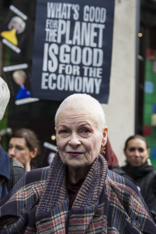Voices of dissent ... opppsition to fracking has come from Emma Thompson and Vivienne Westwood