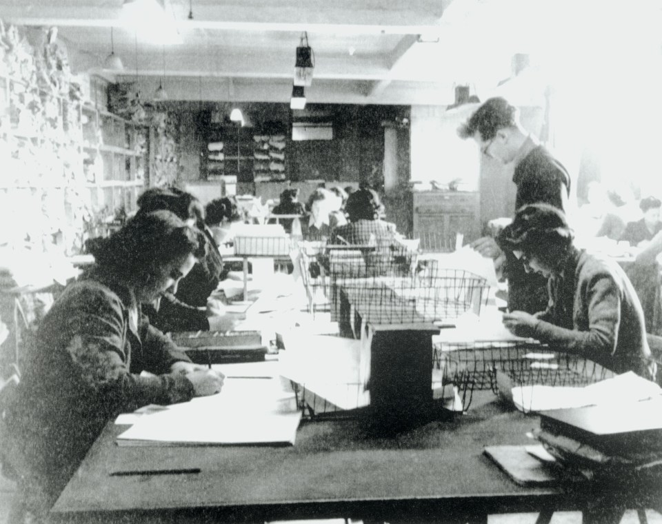 Alan Turing's team at Bletchley Park