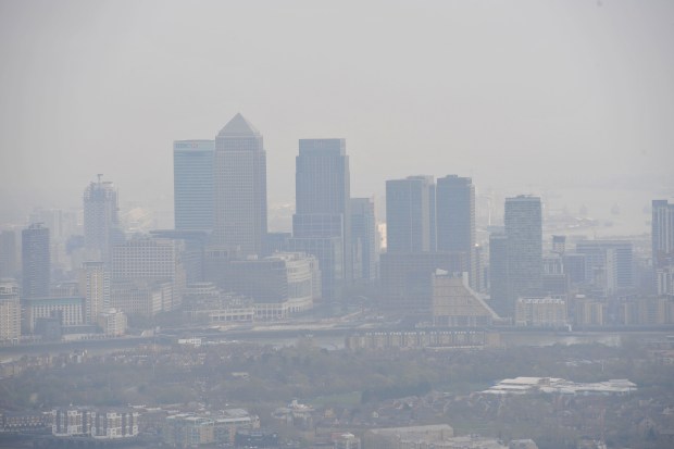 Pollution warning