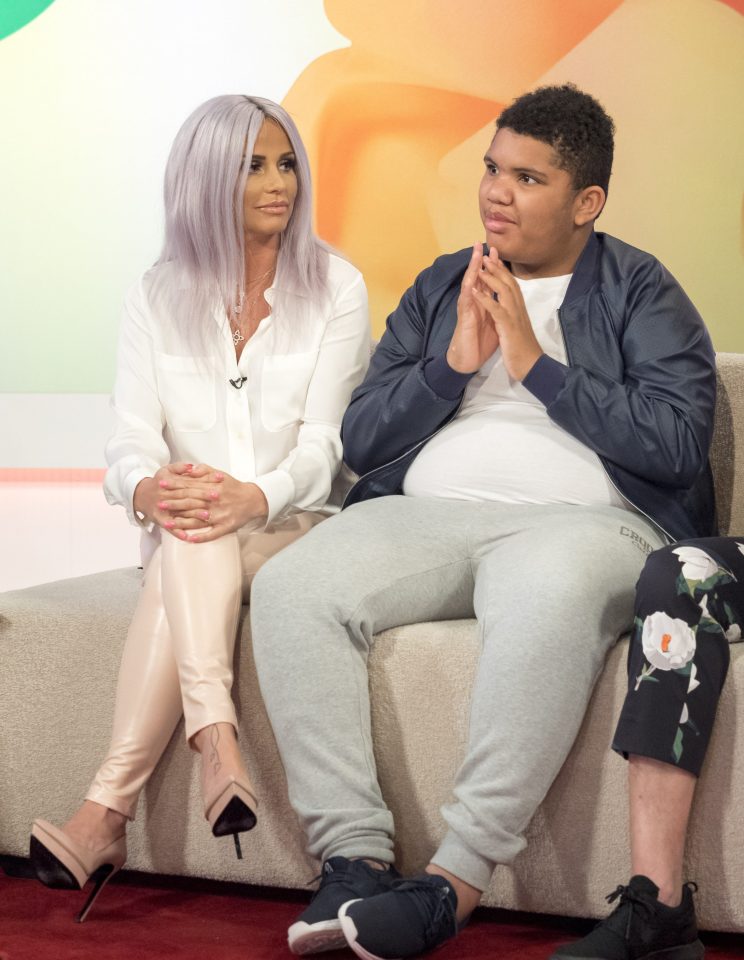 Katie revealed that her son Harvey is called The King at home