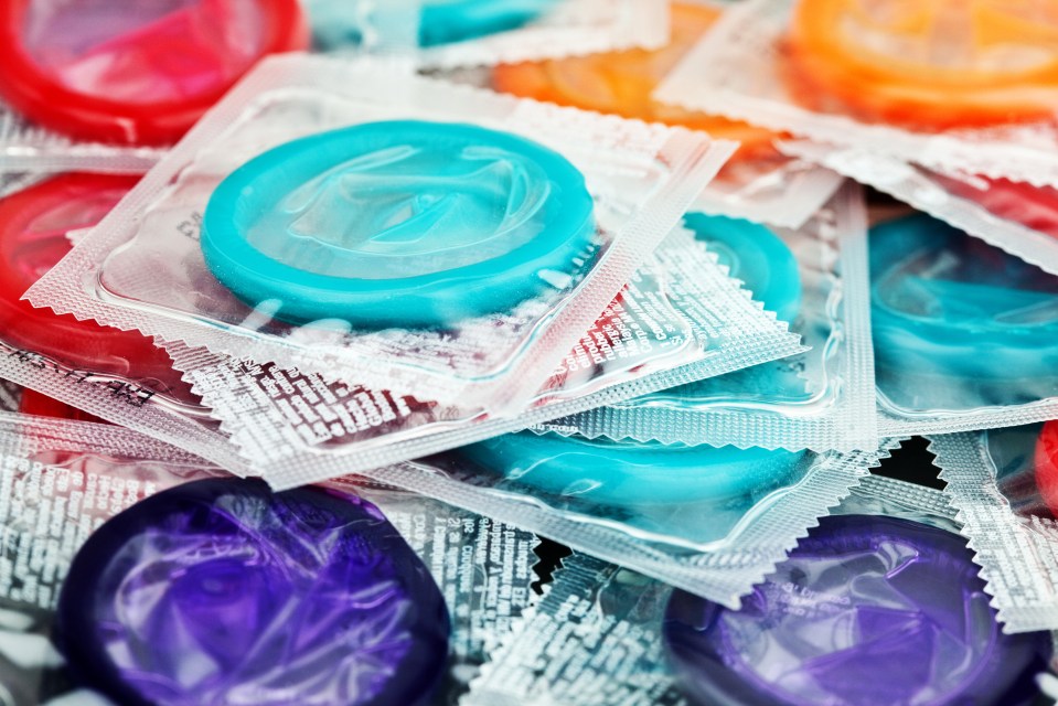 Safe Sex Colorful Condoms