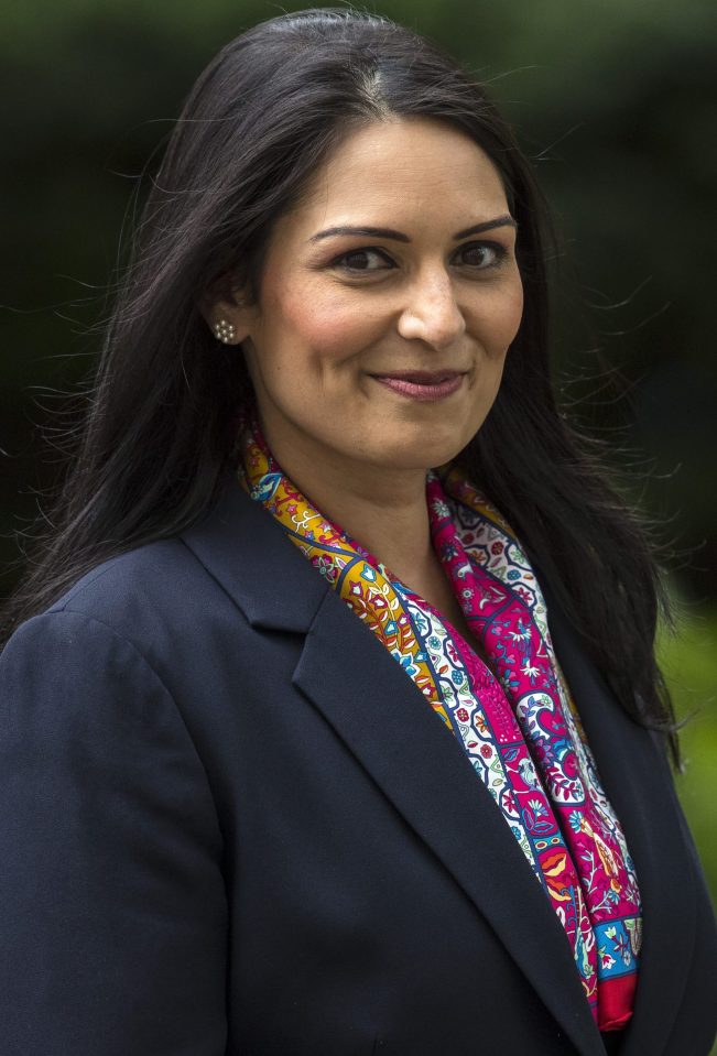 Cabinet ... Priti Patel stands to lose her place under the review