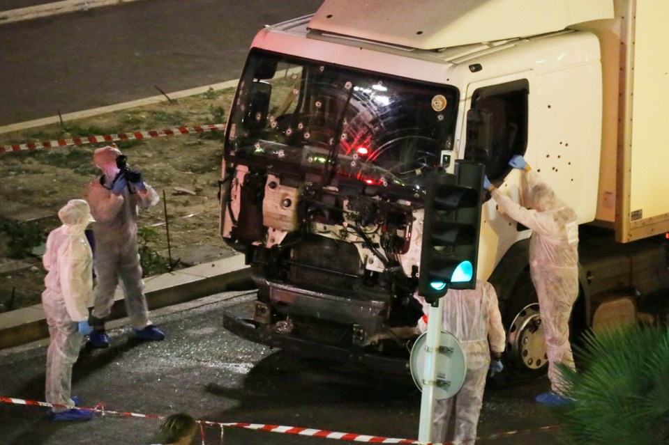 In July, he drove a truck through crowds in Nice celebrating Bastille Day