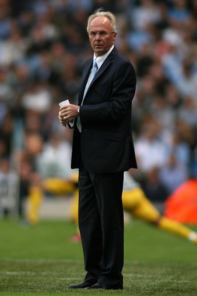 Sven Goran Eriksson was portrayed as being too cold to inspire team