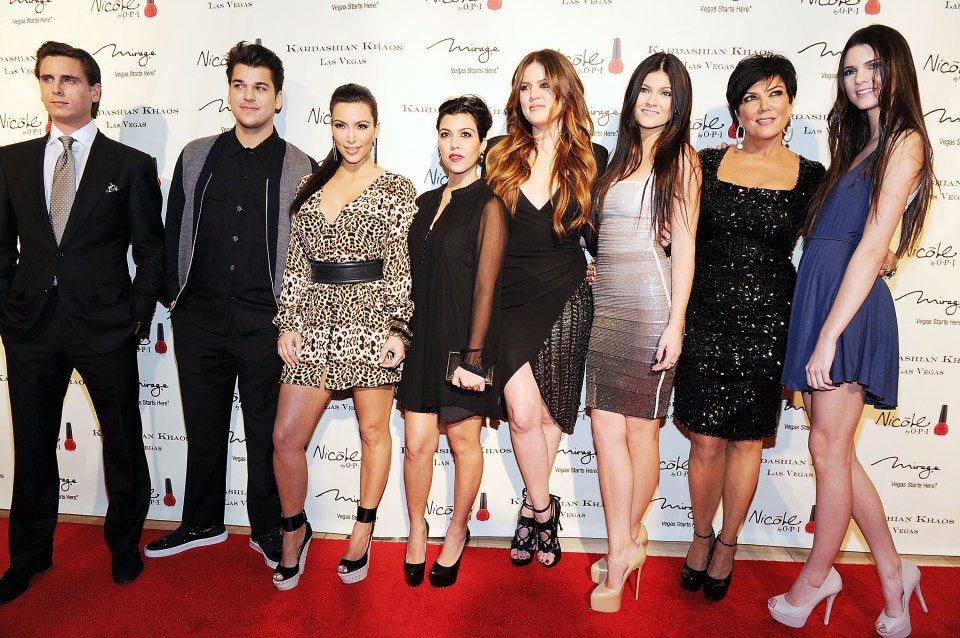The Kardashian Family Celebrates The Gradn Opening of Kardashian Khaos at The Mirage Hotel & Casino - Red Carpet