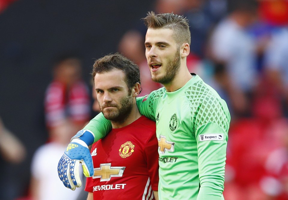 David De Gea is Man United's top highest-rated player on FIFA 17