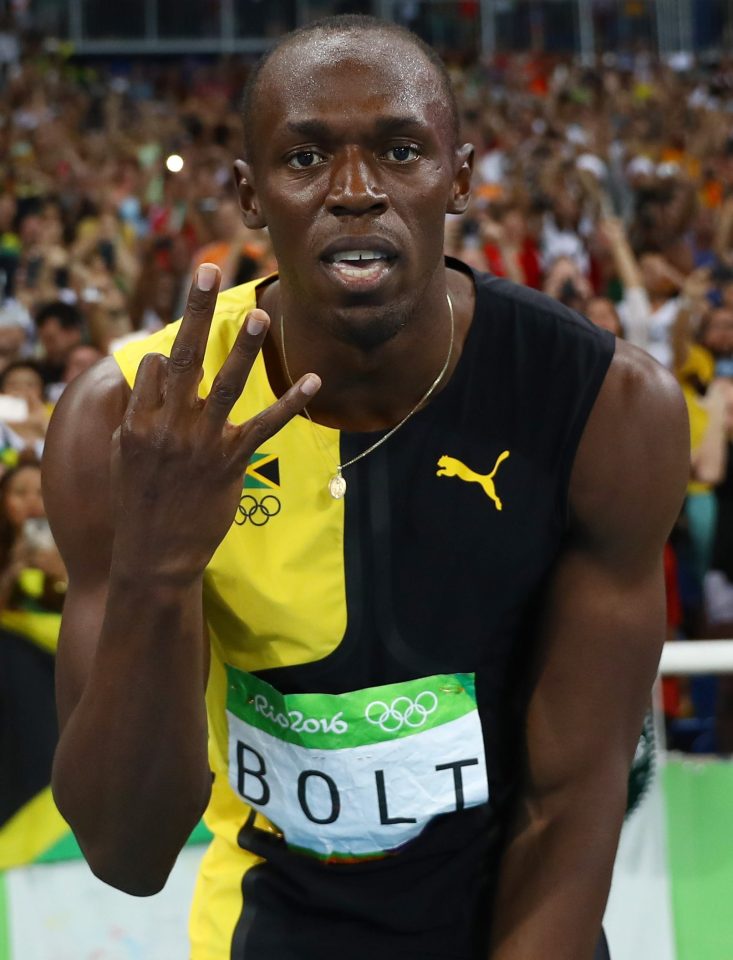 Usain Bolt enjoyed a gold-laden Olympics at Rio