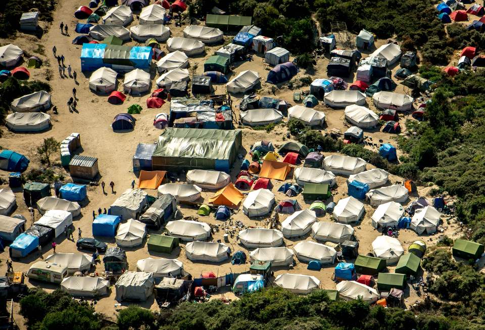 The number of people living in the jungle has jumped to more than 9000