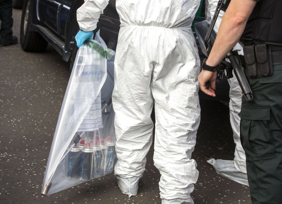 A weapons haul was found by members of the public who discovered blue barrels half buried in the ground at Carnfunnock Country Park, the Capanagh Forest in Northern Ireland and the Powderham New Plantation in Exeter
