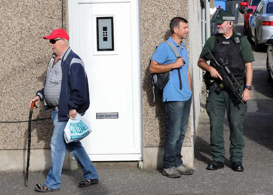 Officers found ammonium nitrate, sodium bicarbonate and erythritol, which are used in the making of high explosives, at the country park, it is alleged