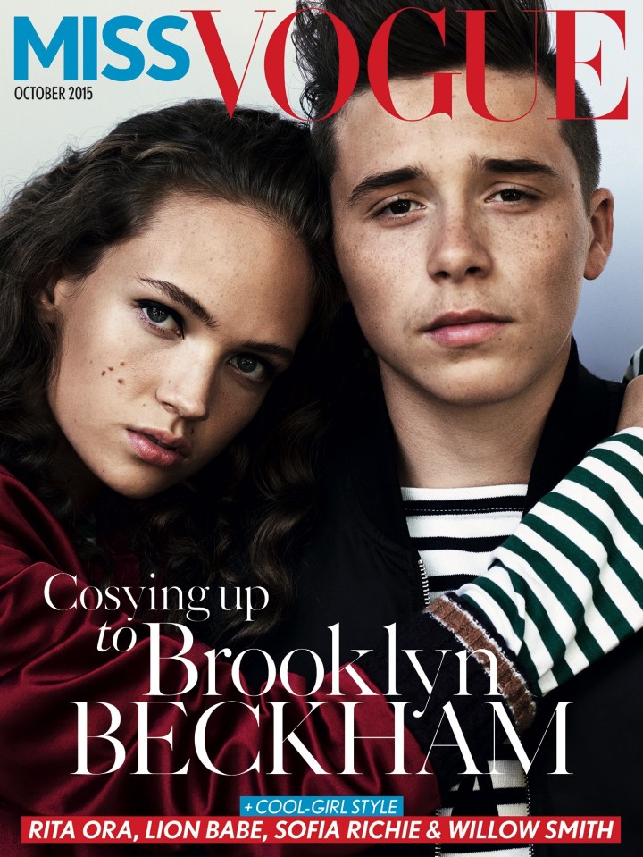 Brooklyn and Adrienne met when they featured on the Miss Vogue cover last year
