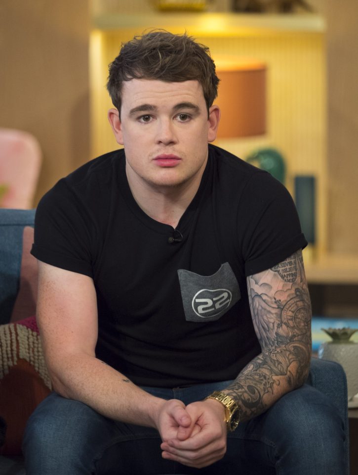 Eoghan's swapped the baby face and blond hair for an edgier look