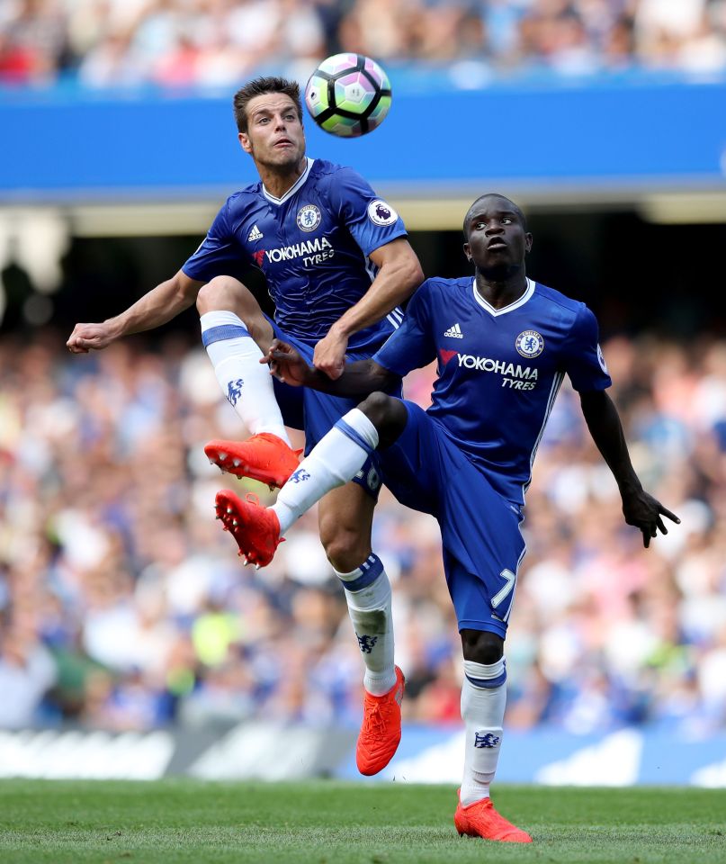 Cesar Azpilicueta is a natural right-back and can now swap flanks under Antonio Conte