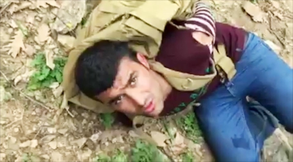 The Bulgarian has posted images of migrants he has stopped as they cross into Bulgarian territory